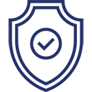 blue reliability shield image